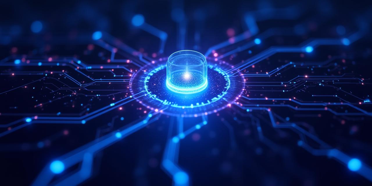 Abstract digital security concept